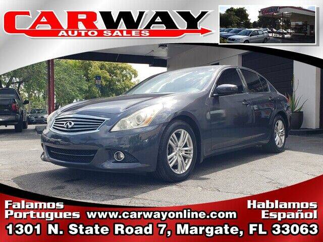 2010 Infiniti G37 Sedan for sale at CARWAY Auto Sales in Margate FL