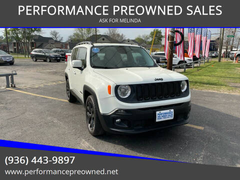 2017 Jeep Renegade for sale at PERFORMANCE PREOWNED SALES in Conroe TX