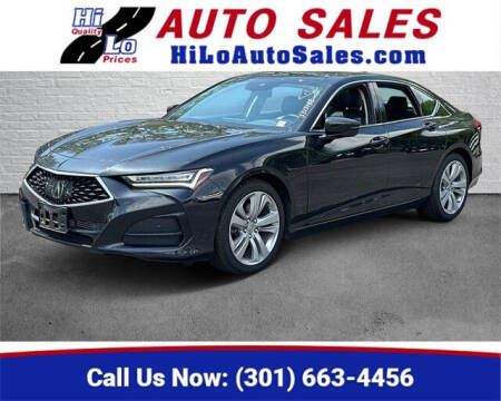 2021 Acura TLX for sale at Hi-Lo Auto Sales in Frederick MD