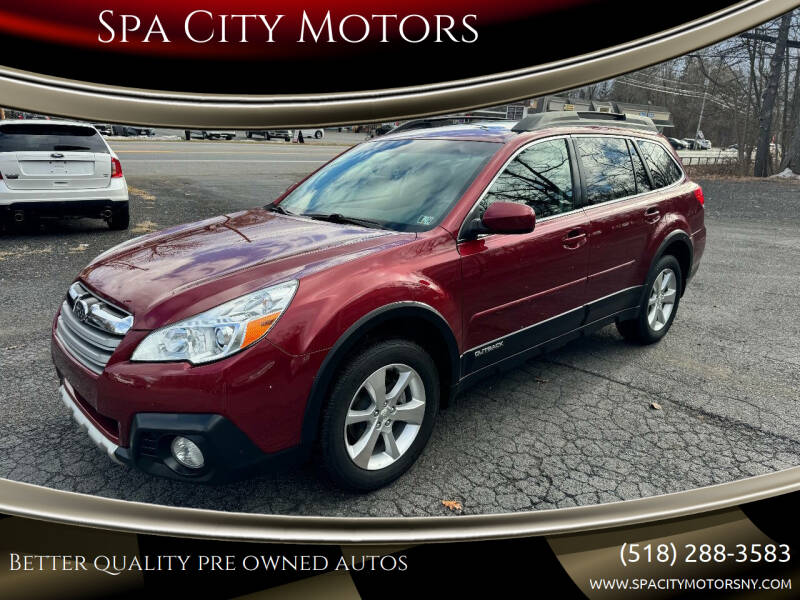 2014 Subaru Outback for sale at Spa City Motors in Ballston Spa NY