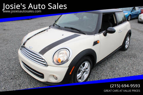 2013 MINI Hardtop for sale at Josie's Auto Sales in Gilbertsville PA