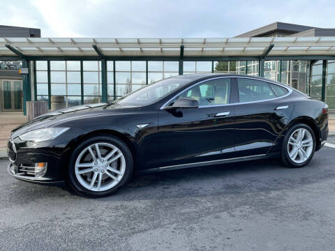 2014 Tesla Model S for sale at GO AUTO BROKERS in Bellevue WA