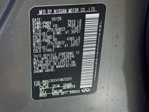 2026 Infiniti QX80 Autograph