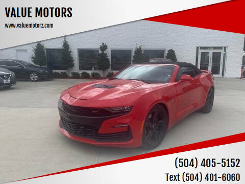 2020 Chevrolet Camaro for sale at VALUE MOTORS in Marrero LA