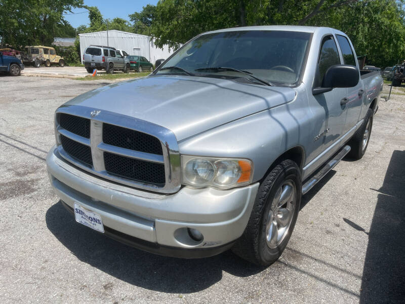 2005 Dodge Ram Pickup 1500 for sale at Simmons Auto Sales in Denison TX