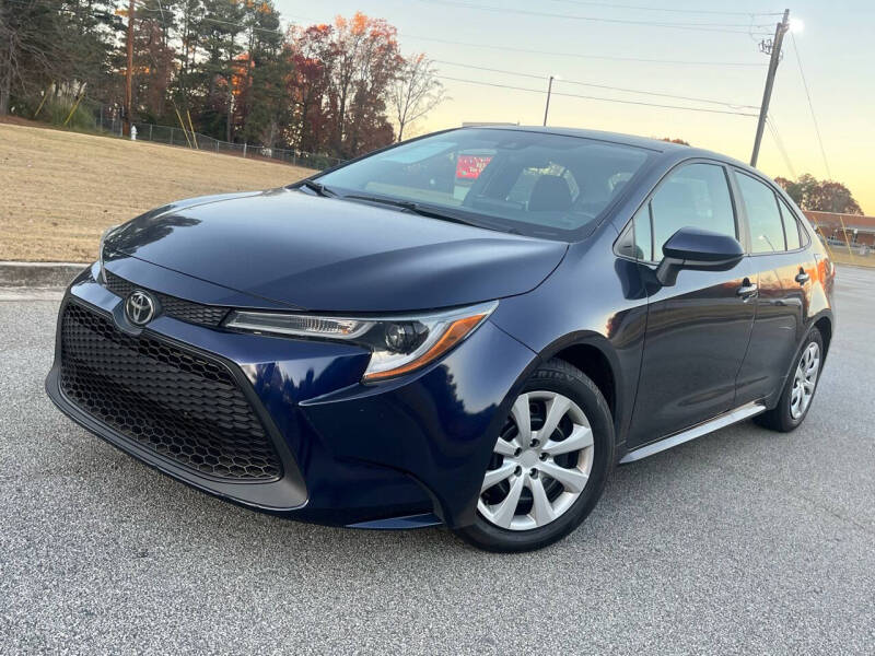 Used 2022 Toyota Corolla LE with VIN 5YFEPMAE4NP280828 for sale in Gainesville, GA