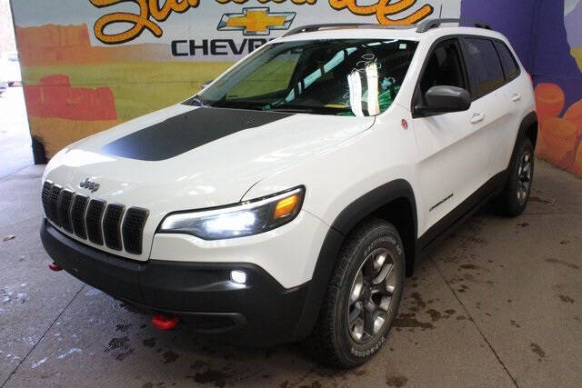 Used 2019 Jeep Cherokee Trailhawk with VIN 1C4PJMBX4KD441820 for sale in Grand Ledge, MI