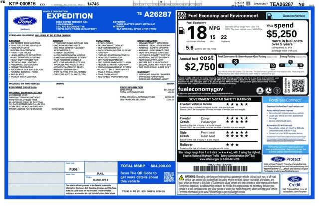2026 Ford Expedition Tremor