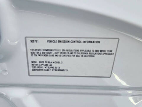 2022 Tesla Model 3