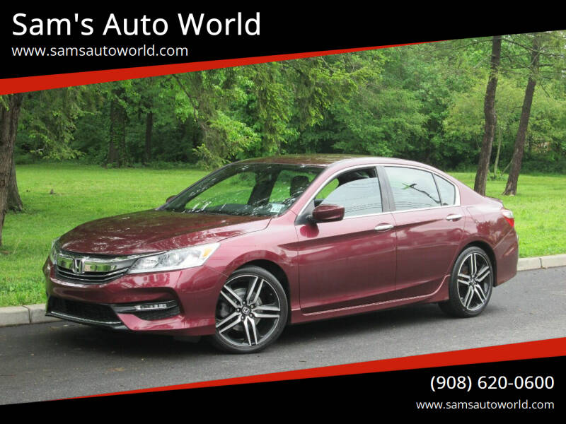 2017 Honda Accord for sale at Sam's Auto World in Roselle NJ