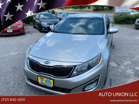 2014 Kia Optima for sale at Auto Union LLC in Virginia Beach VA