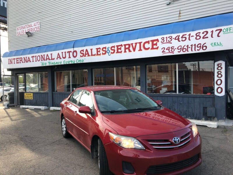 2013 Toyota Corolla for sale at International Auto Sales and Service in Detroit MI