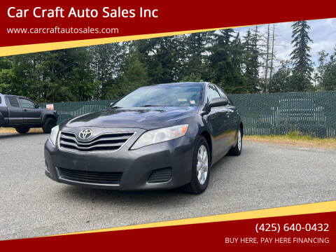 2011 Toyota Camry for sale at Car Craft Auto Sales Inc in Lynnwood WA