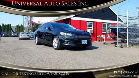 2015 Ford Fusion for sale at Universal Auto Sales Inc in Salem OR