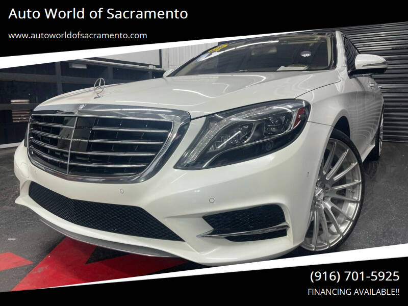 2015 Mercedes-Benz S-Class for sale at Auto World of Sacramento - Elder Creek location in Sacramento CA