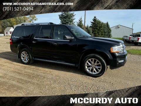 2017 Ford Expedition EL for sale at MCCURDY AUTO in Cavalier ND