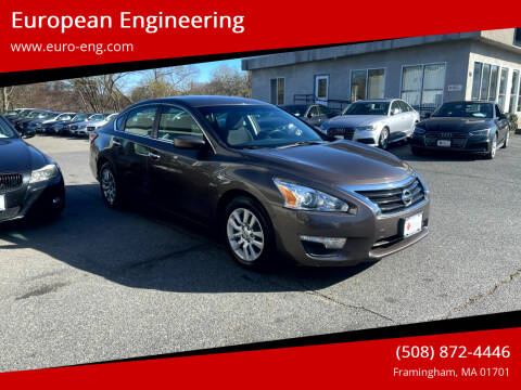 2014 Nissan Altima for sale at European Engineering in Framingham MA