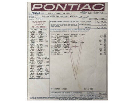 1973 Pontiac Trans Am