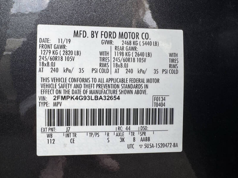 2020 Ford Edge SE