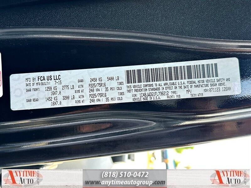 2015 Jeep Wrangler Unlimited