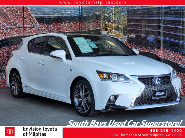 2017 Lexus CT 200h for sale at Envision Toyota of Milpitas in Milpitas, CA