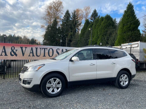 2014 Chevrolet Traverse for sale at A & V AUTO SALES LLC in Marysville WA