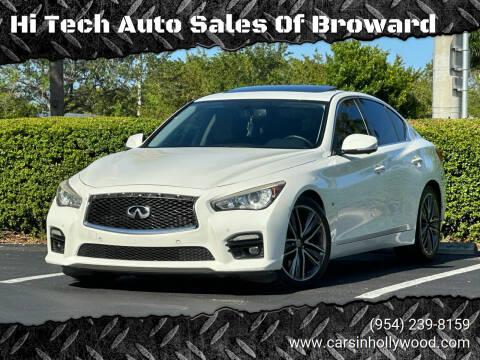 2015 Infiniti Q50 for sale at Hi Tech Auto Sales Of Broward in Hollywood FL