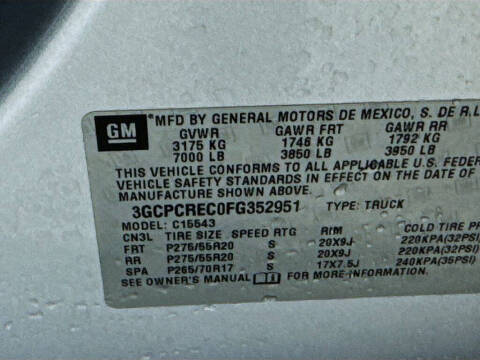 2015 Chevrolet Silverado 1500