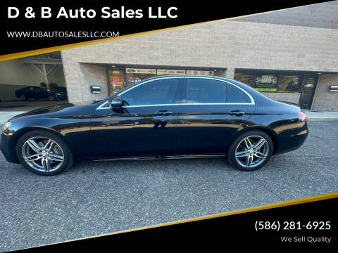 2017 Mercedes-Benz E-Class for sale at D & B Auto Sales LLC in Harrison Township MI