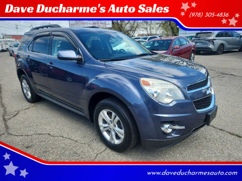 2014 Chevrolet Equinox for sale at Dave Ducharme's Auto Sales in Lowell MA
