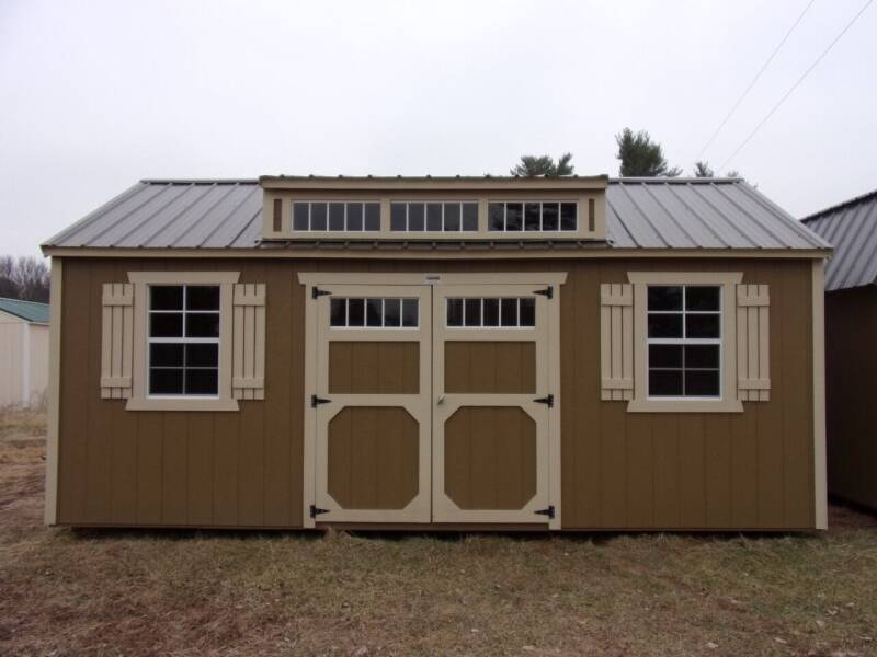  10 x 20 utility w/ dormer pkg for sale at Extra Sharp Autos in Montello WI