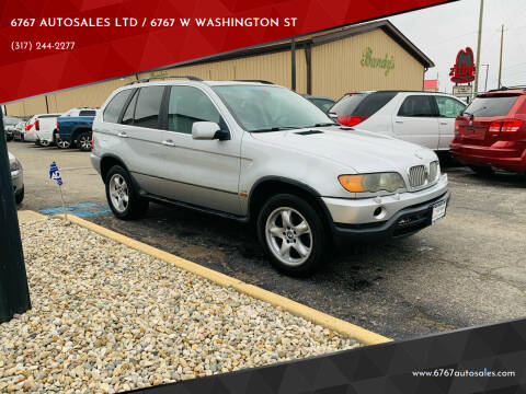 2001 BMW X5 for sale at 6767 AUTOSALES LTD / 6767 W WASHINGTON ST in Indianapolis IN