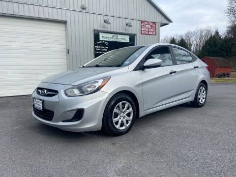 2012 Hyundai Accent for sale at Meredith Motors in Ballston Spa NY