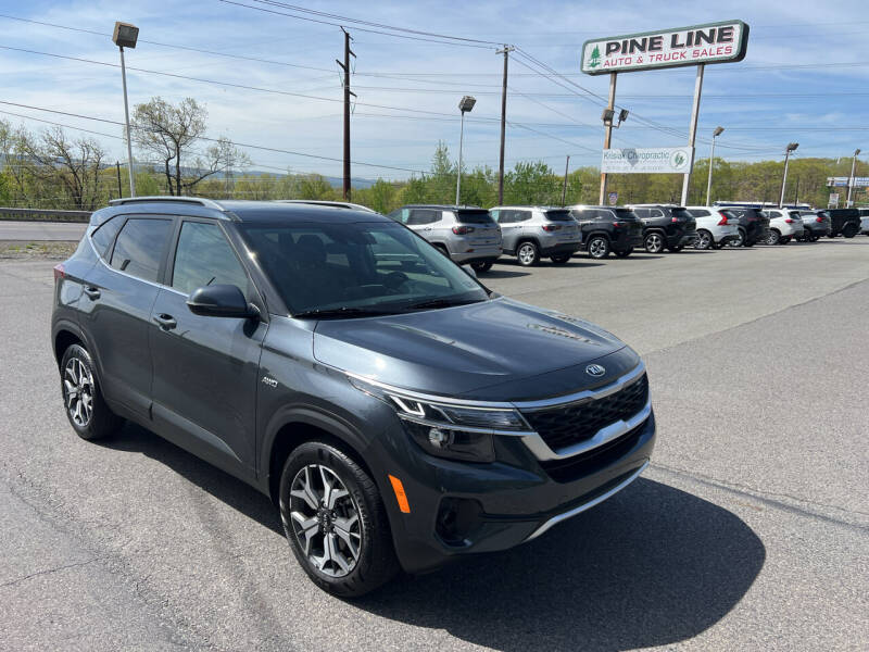 2021 Kia Seltos for sale at Pine Line Auto in Olyphant PA
