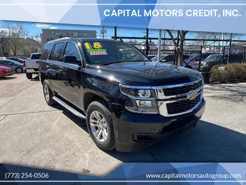 2018 Chevrolet Tahoe for sale at Capital Motors Credit, Inc. in Chicago IL
