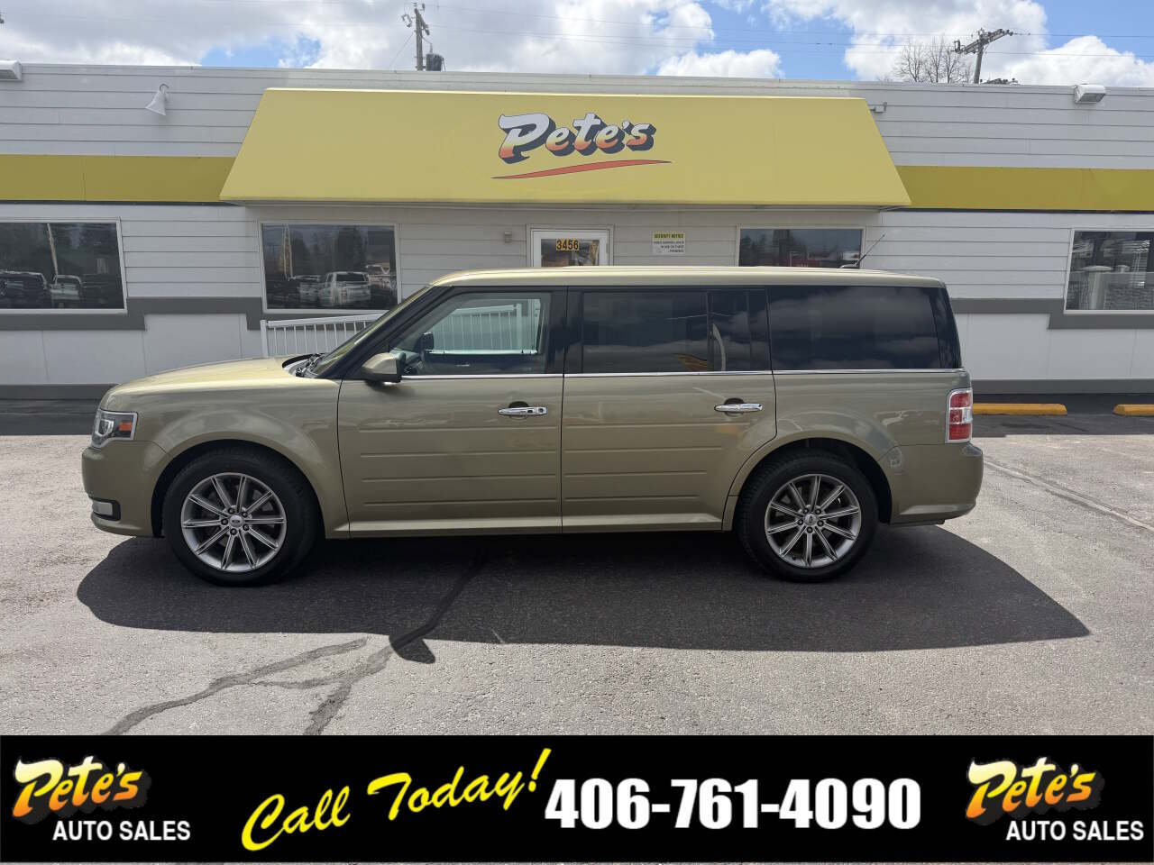 Gold 2013 Ford Flex Limited AWD Limited 4dr Crossover 1