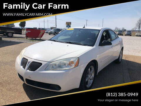 2008 Pontiac G6 for sale at Family Car Farm in Princeton IN
