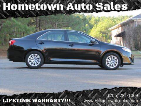 2013 Toyota Camry for sale at Hometown Auto Sales - Cars in Jasper AL