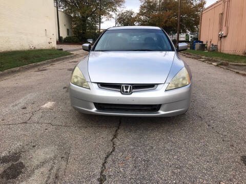 2003 Honda Accord for sale at Horizon Auto Sales in Raleigh NC