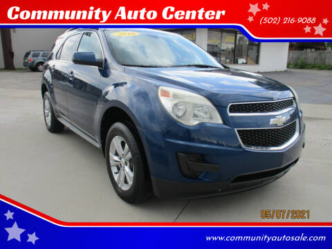 2010 Chevrolet Equinox for sale at Community Auto Center in Jeffersonville IN