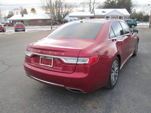 2017 Lincoln Continental Select