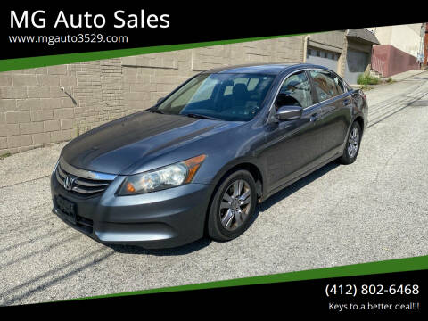 2011 Honda Accord for sale at MG Auto Sales in Pittsburgh PA