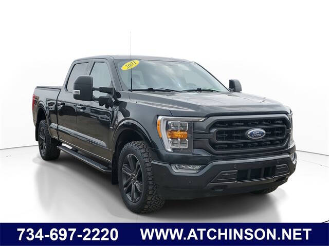 Used 2021 Ford F-150 XLT with VIN 1FTFW1E89MKD21249 for sale in Belleville, MI