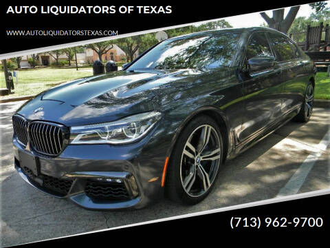 2019 BMW 7 Series for sale at AUTO LIQUIDATORS OF TEXAS in Richmond TX