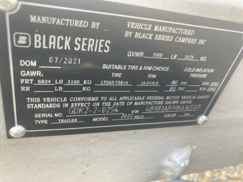 2022 Black Series HQ15