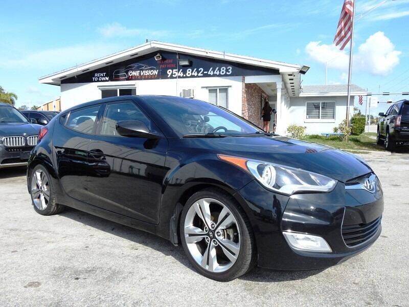 2016 Hyundai Veloster for sale at One Vision Auto in Hollywood FL