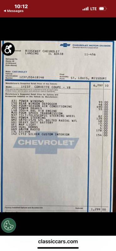 1975 Chevrolet Corvette