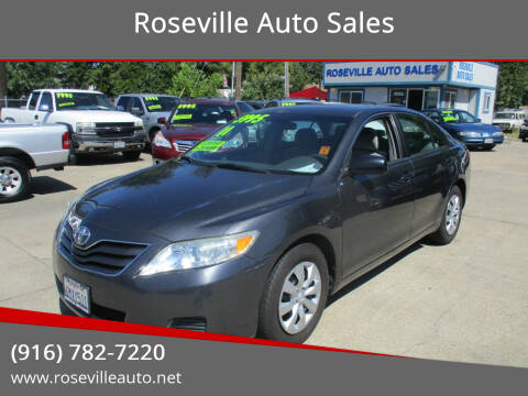2011 Toyota Camry for sale at Roseville Auto Sales in Roseville CA