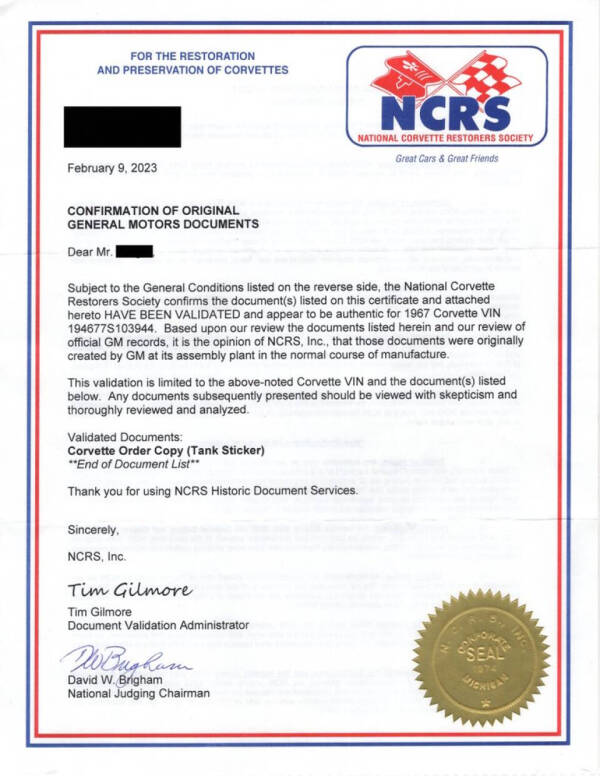 1967 Chevrolet Corvette