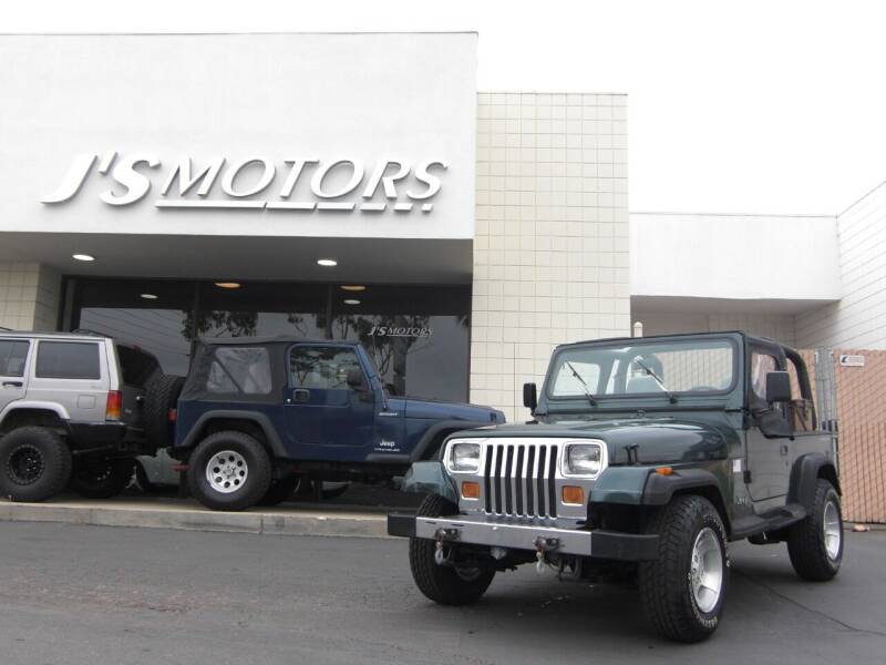 1992 Jeep Wrangler for sale at J'S MOTORS in San Diego CA